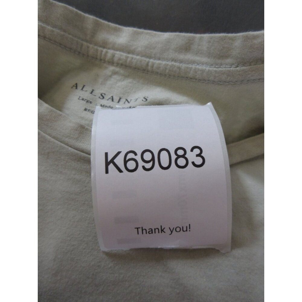 All Saints Shirt Large Pullover Classic Regular Fit Crewneck Logo - Picture 12 of 12